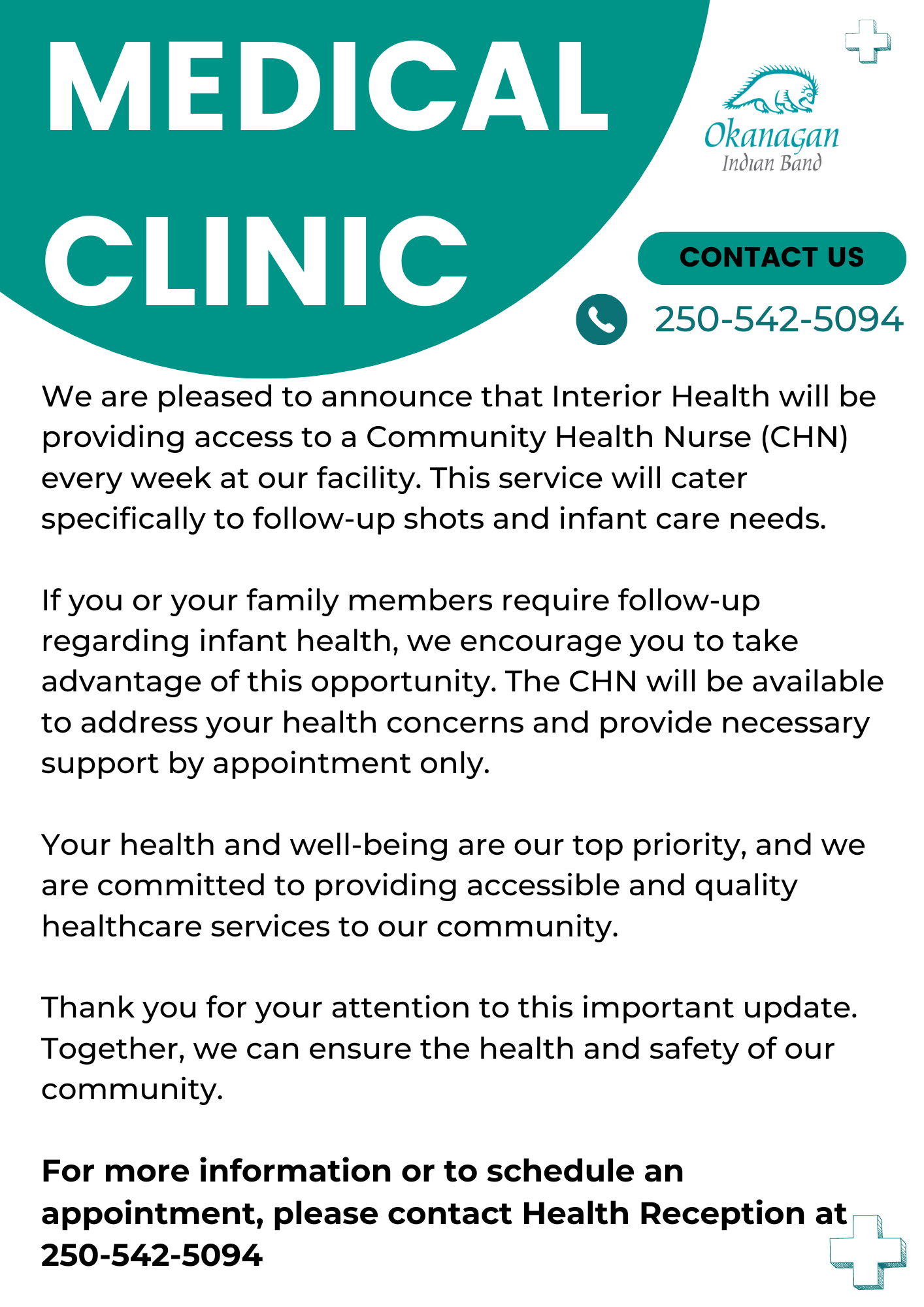 OKIB Medical Clinic Update