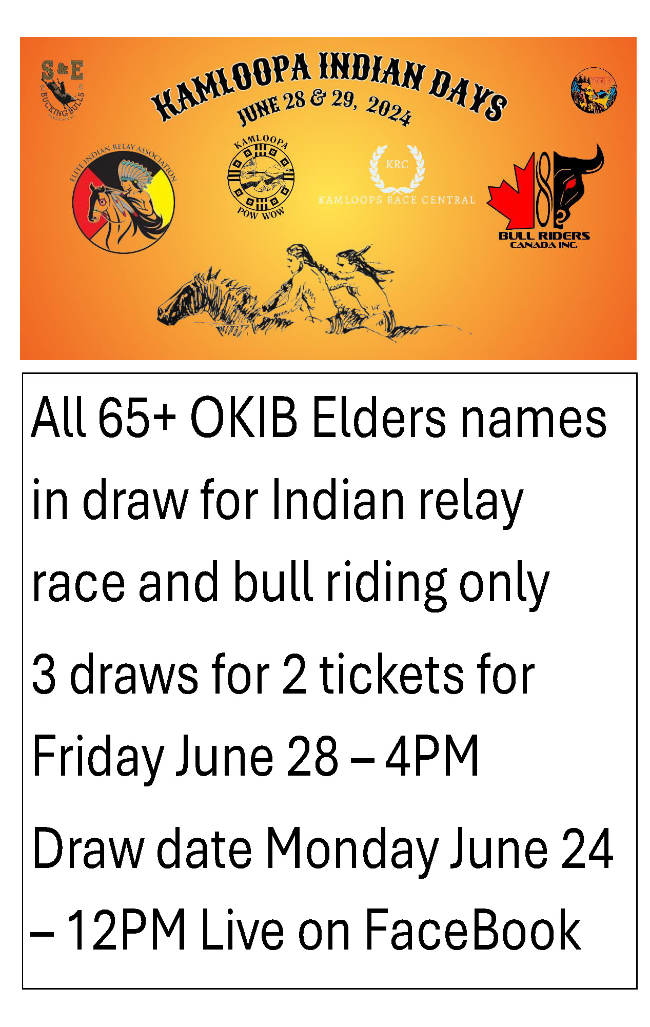OKIB Elders Kamloopa ticket draw