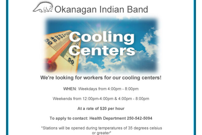 OKIB is looking for cooling center workers
