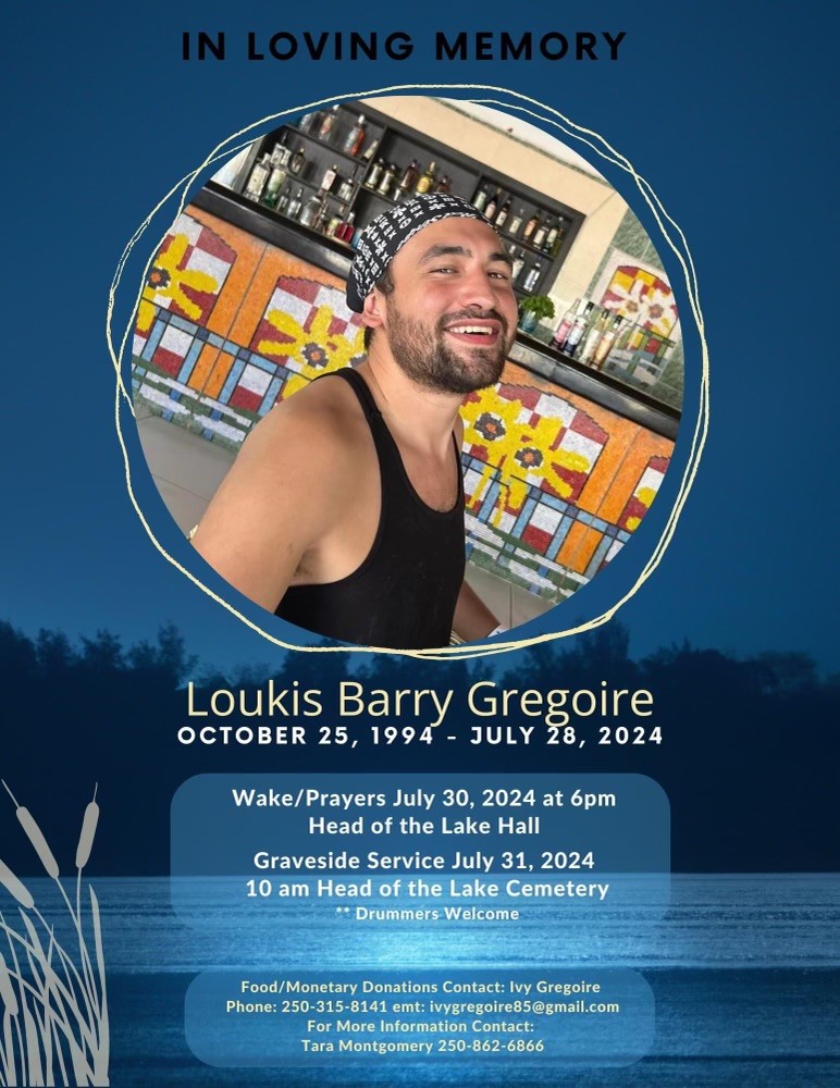 In Loving Memory of Loukis Barry Gregoire