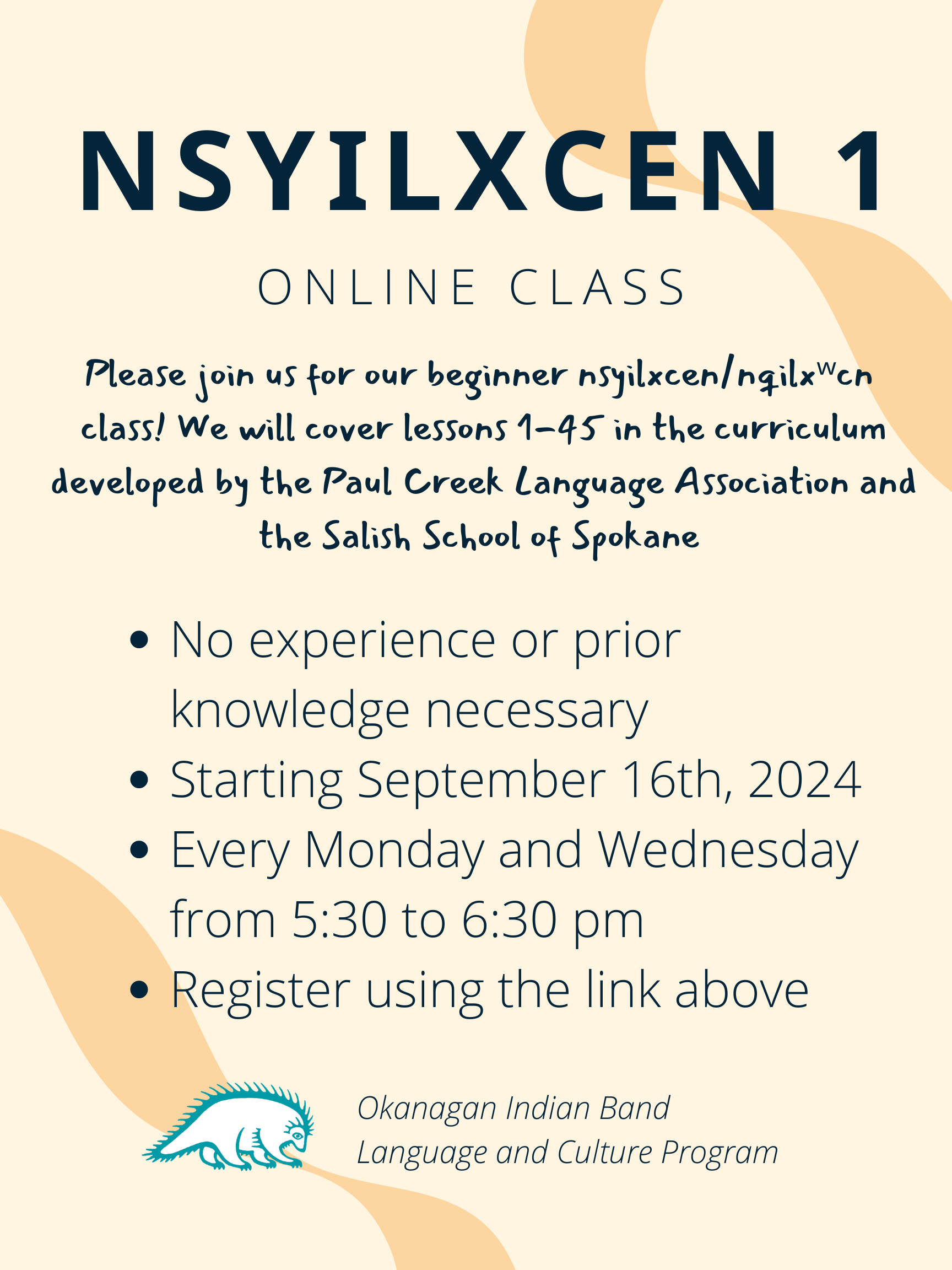 Fall Nsyilxcen classes