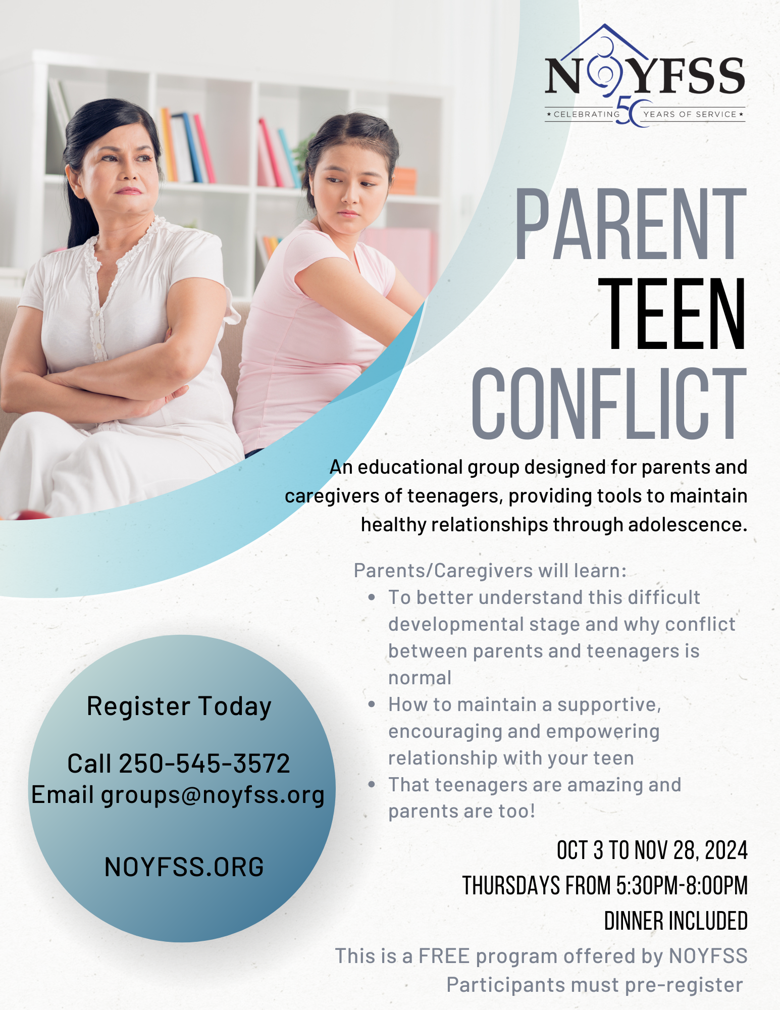 Parent Teen Conflict Group