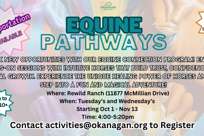 Equine Pathways – October 1st – November 13th 4:00pm – 5:20pm @ Rewild Ranch (11877 McMillian Drive)