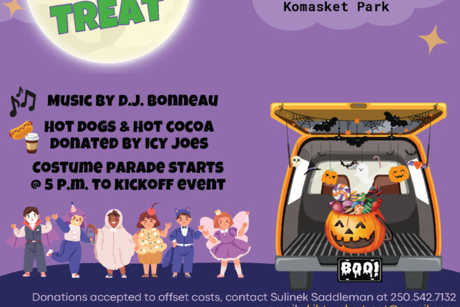 Trunk or treat 2024 – Saturday October 26th, 5:00pm @ Komasket Park