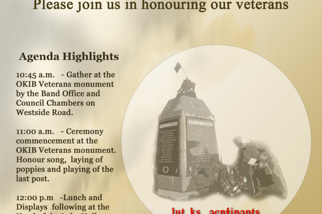 OKIB Remembrance Day Celebration