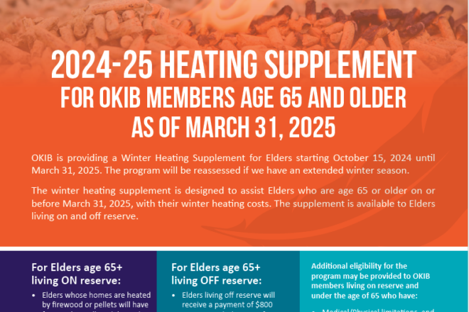 Reminder: 2024-25 Heating Supplement