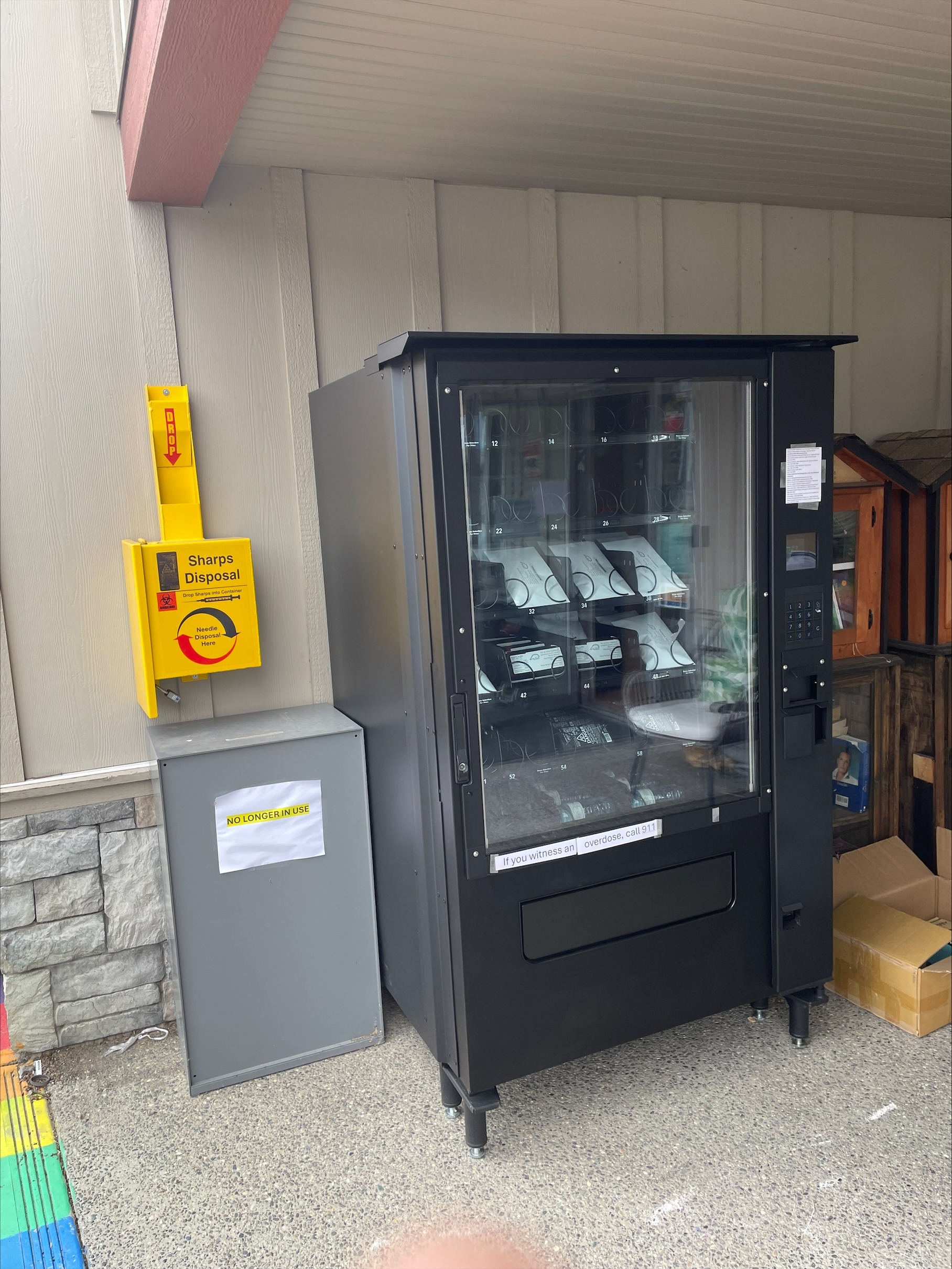 Okanagan Indian Band Harm Reduction, in partnership with First Nations Health Authority, presents: New Free to Use Harm Reduction Vending Machine