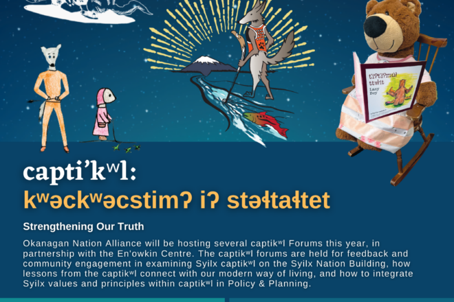 captikʷɬ: k̓ʷəck̓ʷəcstim iʔ stəɬtaɬtet – Captikwl Forum