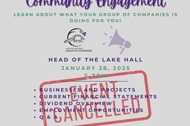 OKIB Group of Companies Community Engagement event cancelled