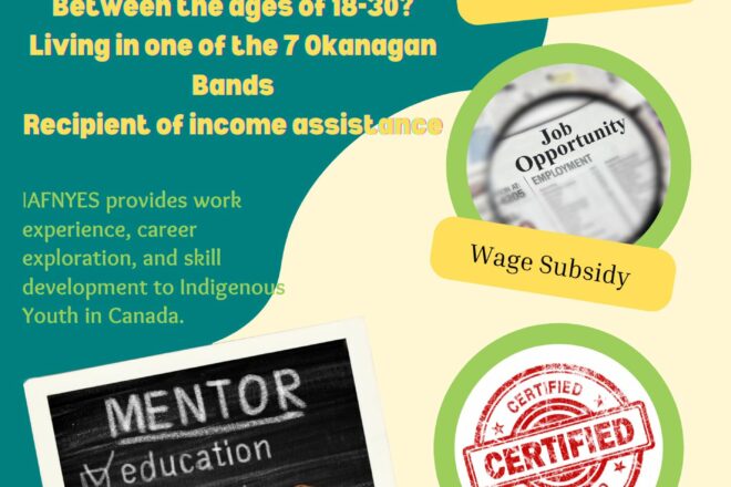 Income Assistance First Nations Youth Employment Strategy